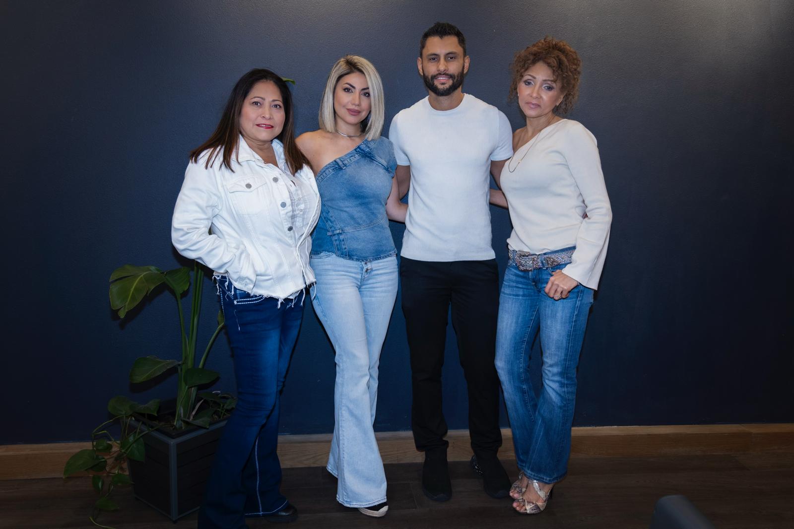 Elegant facial treatment and skincare results